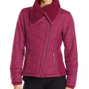PrAna Diva Jacket Women’s sm Plum Red Quilted